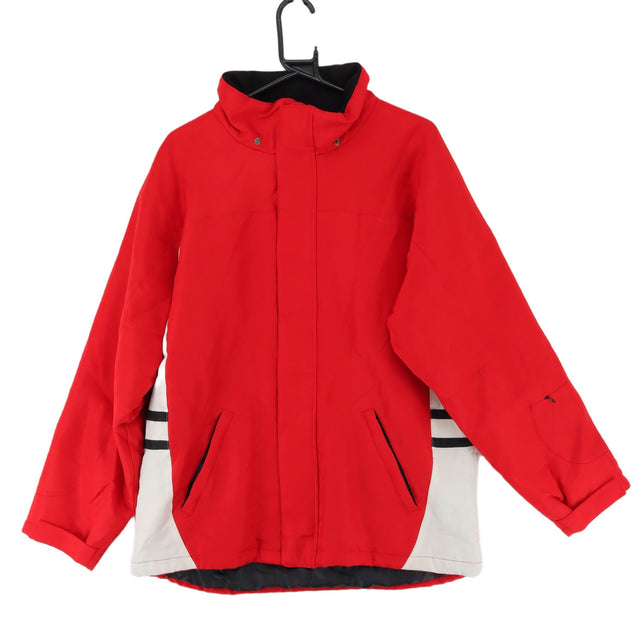 Vintage Men's Jacket XL Red 100% Polyester