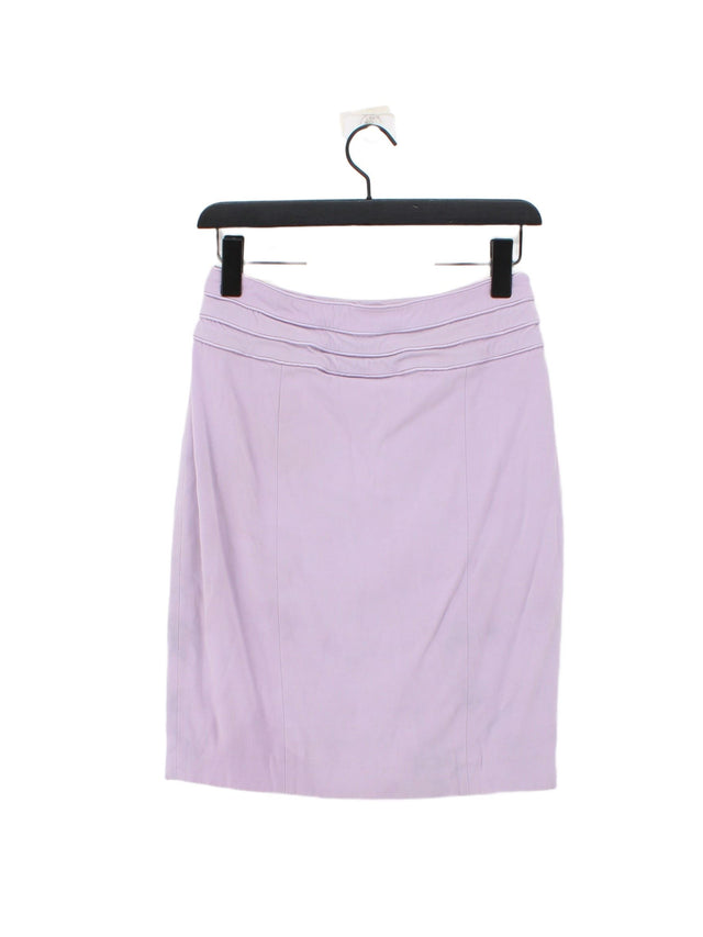 Karen Millen Women's Midi Skirt UK 10 Purple Other with Viscose