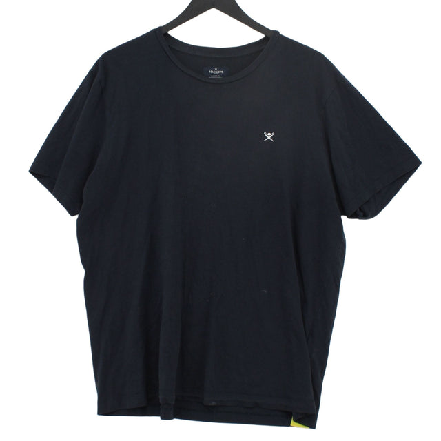 Hackett Men's T-Shirt XL Blue 100% Cotton
