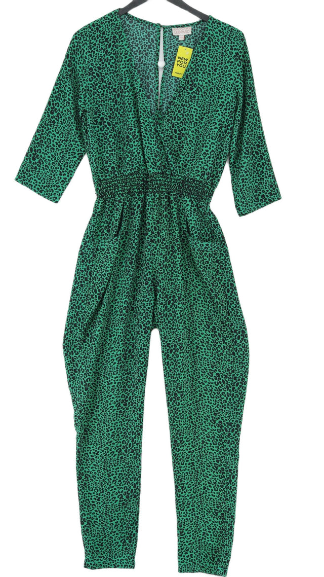 Dancing Leopard Women's Jumpsuit UK 10 Green 100% Polyester