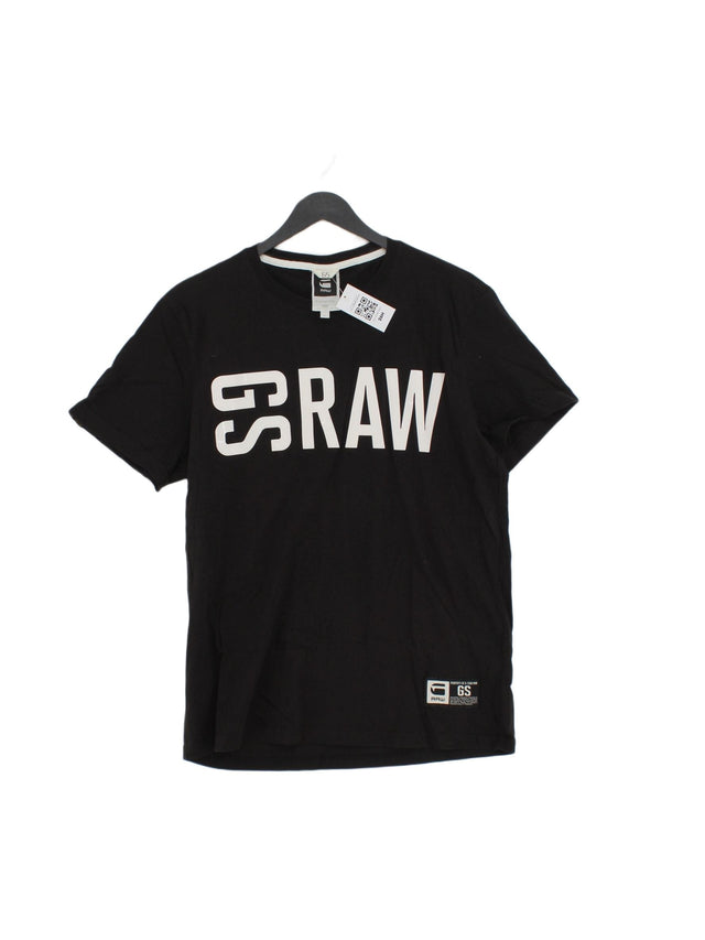G-Star Raw Men's T-Shirt L Black 100% Cotton