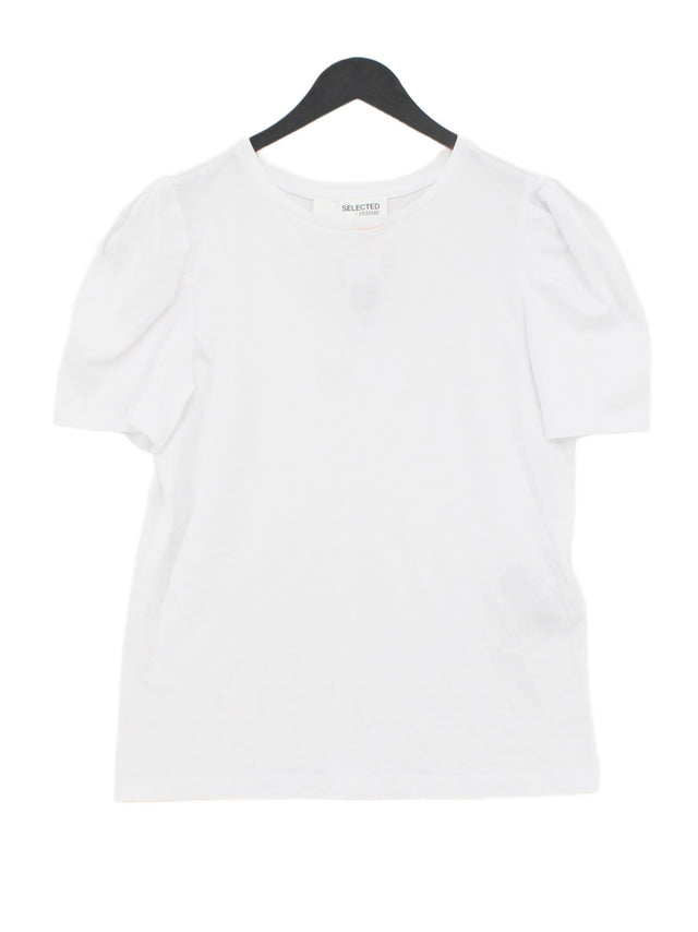 Selected Femme Women's Top XS White 100% Cotton