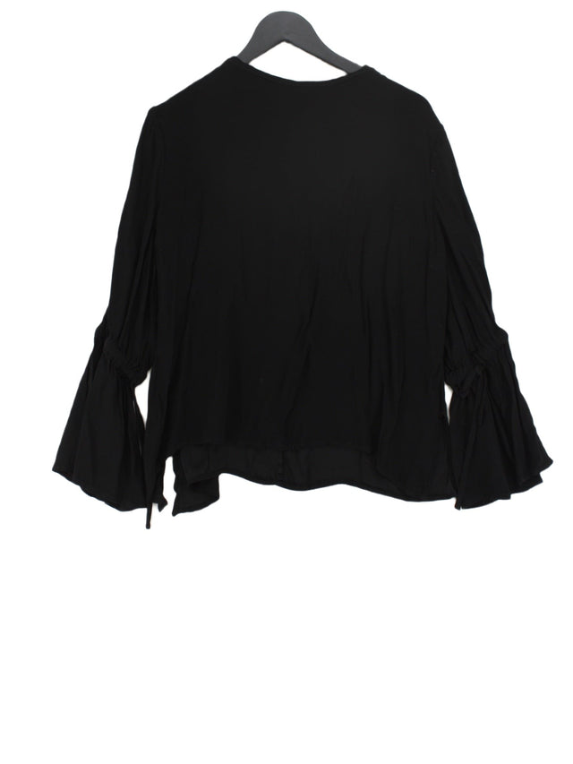 And/or Women's Top UK 14 Black 100% Viscose