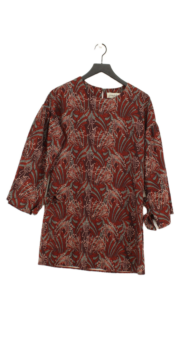 Je Suis Le Fleur Women's Midi Dress M Brown Polyester with Elastane