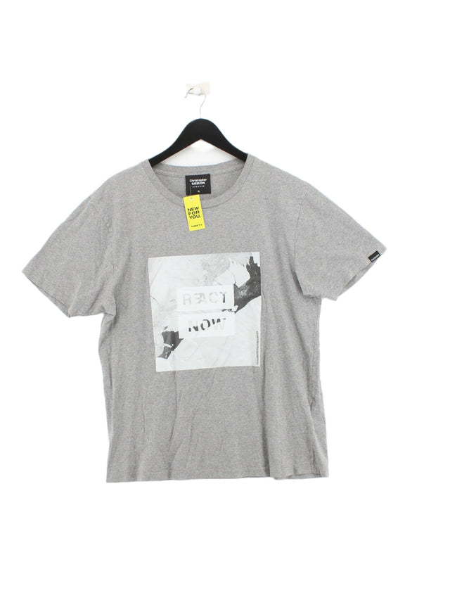 Christopher Raeburn Men's T-Shirt XL Grey 100% Cotton