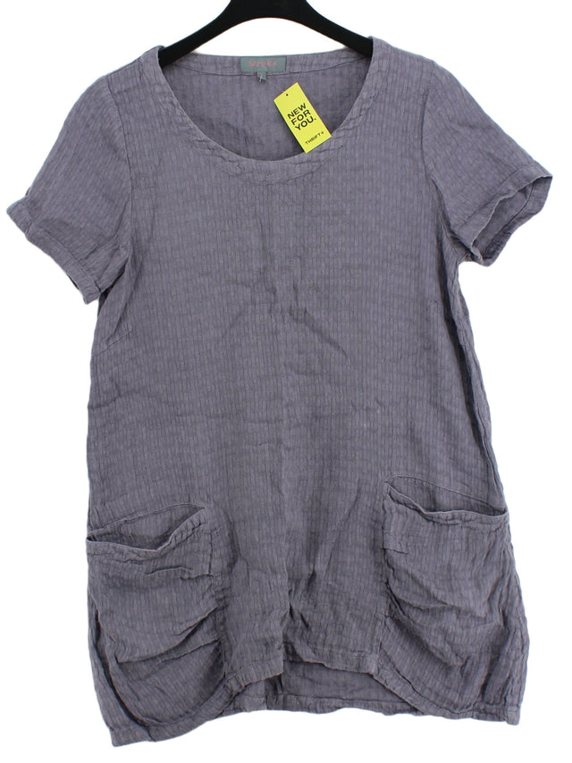 Sahara Women's Top S Purple Linen with Other