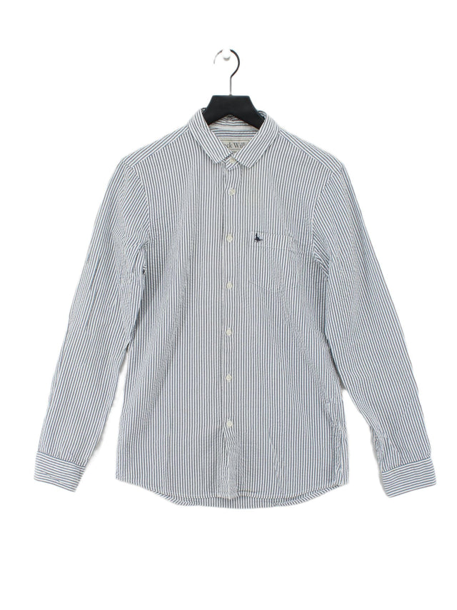 Jack Wills Men's Shirt S White 100% Cotton