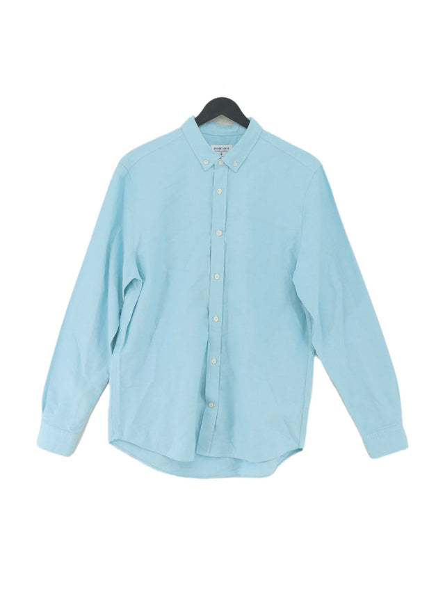Urban Outfitters Men's Shirt M Blue 100% Cotton