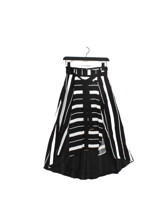 Coast Women's Midi Skirt UK 8 Black Viscose with Polyester