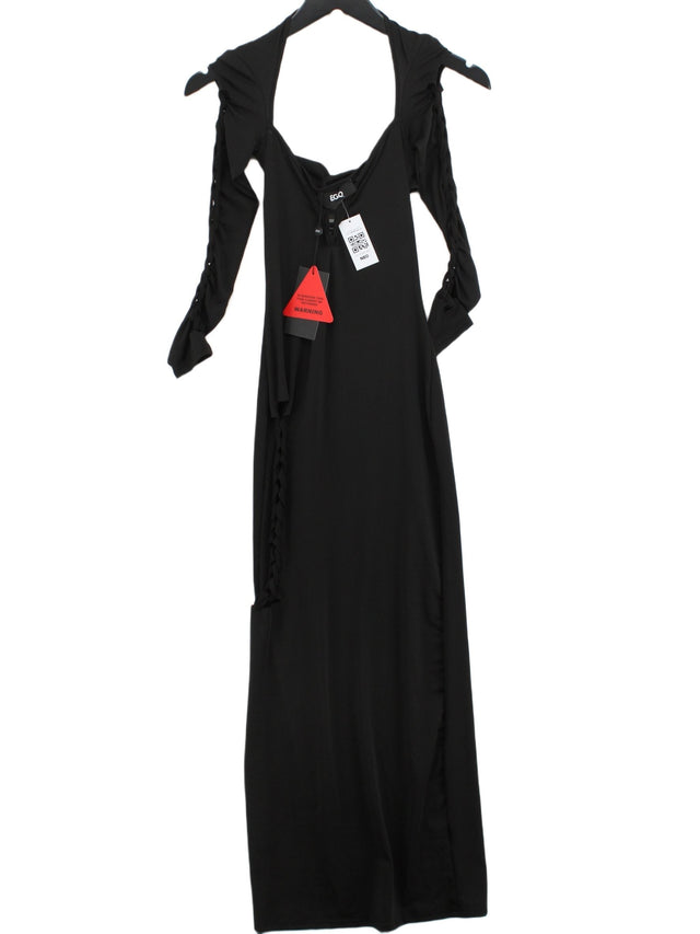 EGO Women's Midi Dress S Black Polyester with Elastane