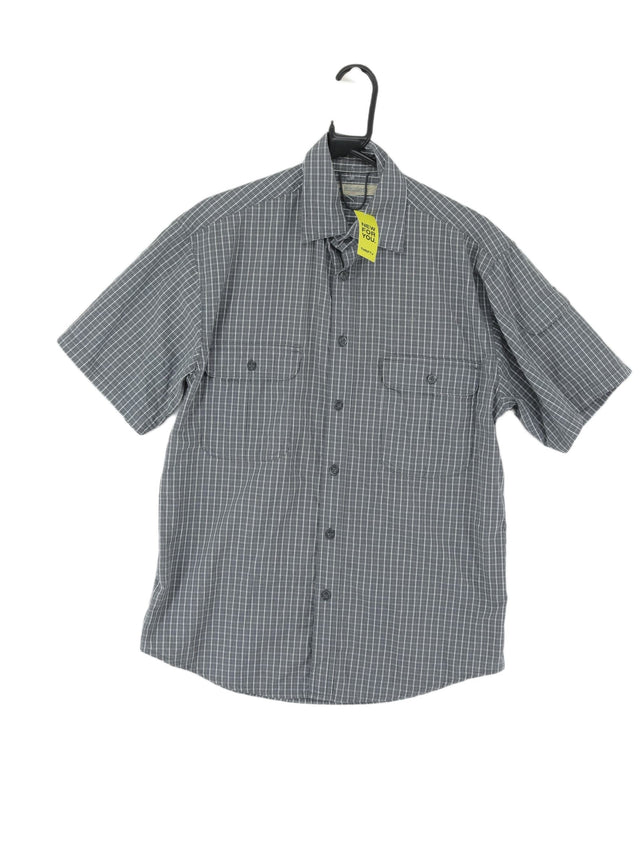 Vintage Men's Shirt Chest: 42 in Grey 100% Other