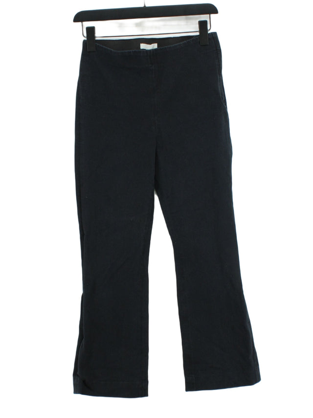 Arket Women's Suit Trousers S Black Cotton with Elastane