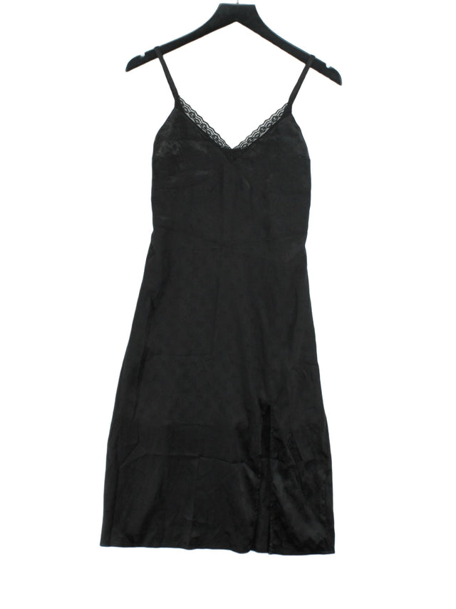 Hollister Women's Midi Dress S Black 100% Polyester