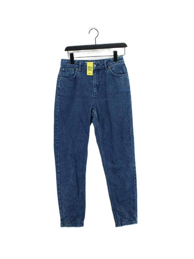 Topshop Women's Jeans W 28 in Blue 100% Cotton