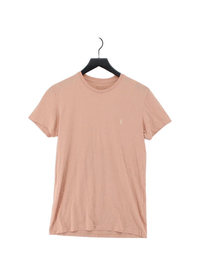 AllSaints Men's T-Shirt XS Pink 100% Other