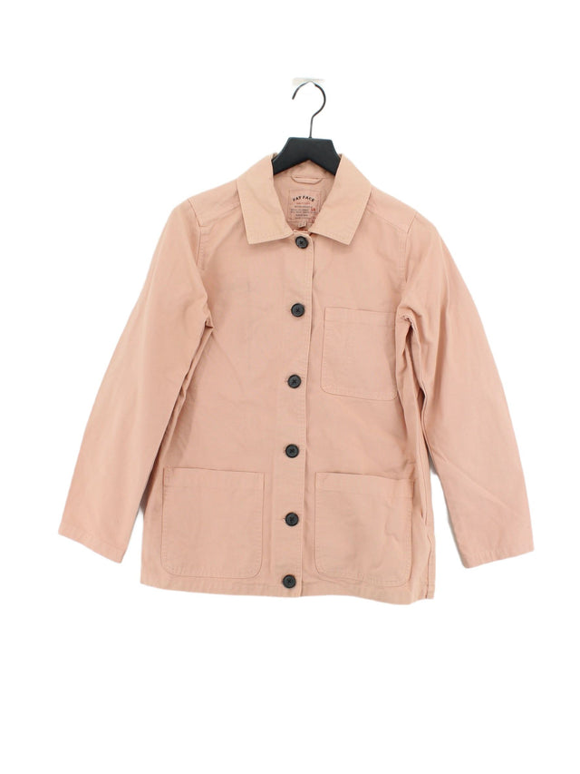 FatFace Women's Jacket UK 8 Pink 100% Cotton
