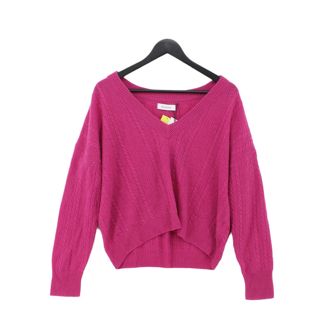 Naadam Women's Jumper L Pink 100% Cashmere