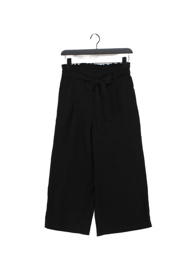 New Look Women's Trousers UK 10 Black Polyester with Elastane