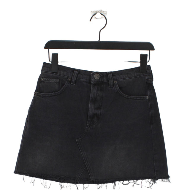 Urban Outfitters Women's Midi Skirt S Black 100% Cotton