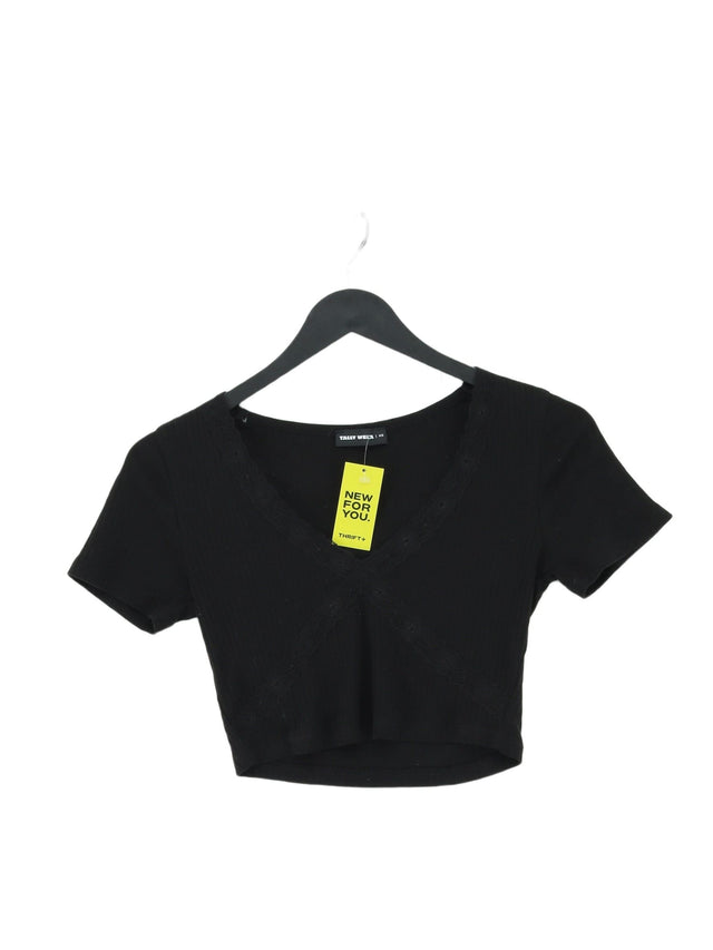 Tally Weijl Women's Top XS Black 100% Other