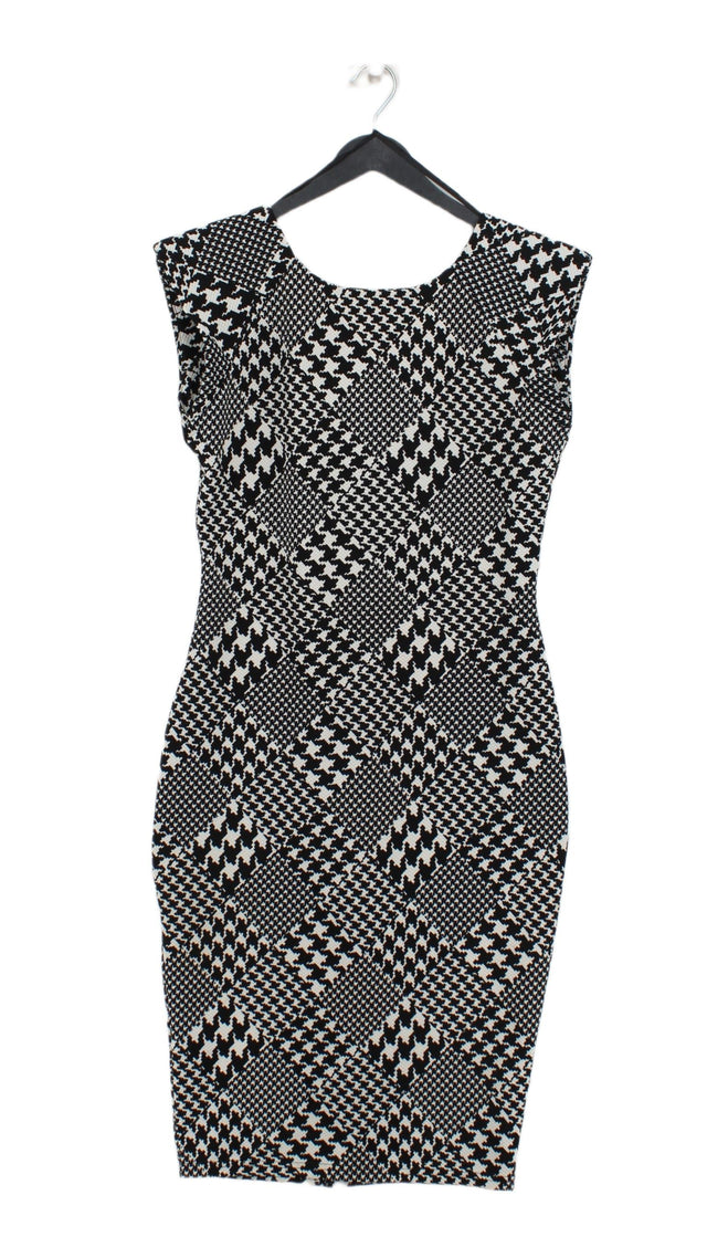AX Paris Women's Midi Dress UK 12 Black Polyester with Elastane