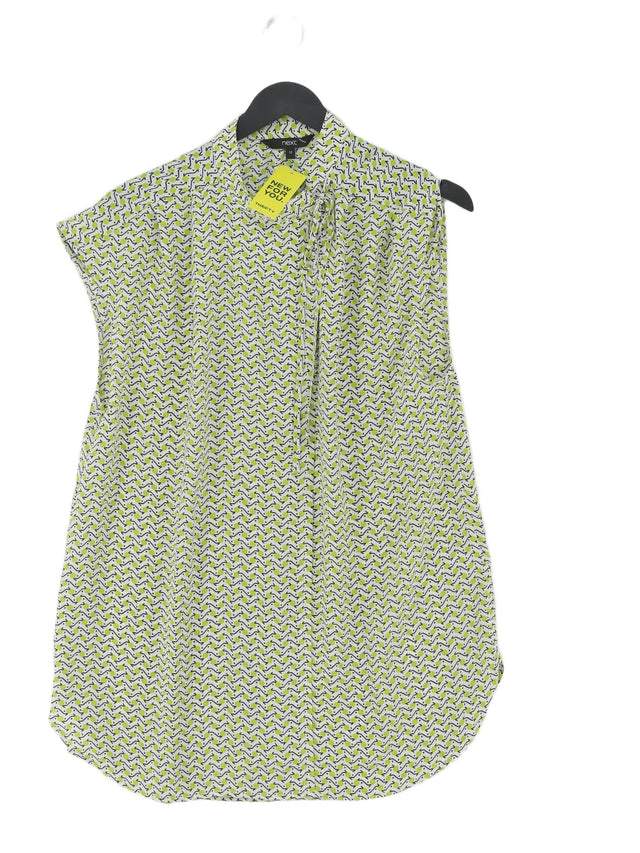 Next Women's Blouse UK 12 Green 100% Polyester