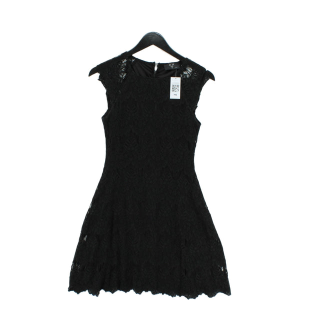AX Paris Women's Midi Dress UK 12 Black 100% Other