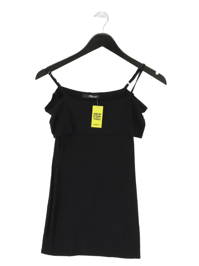 Jane Norman Women's T-Shirt UK 10 Black Elastane with Viscose