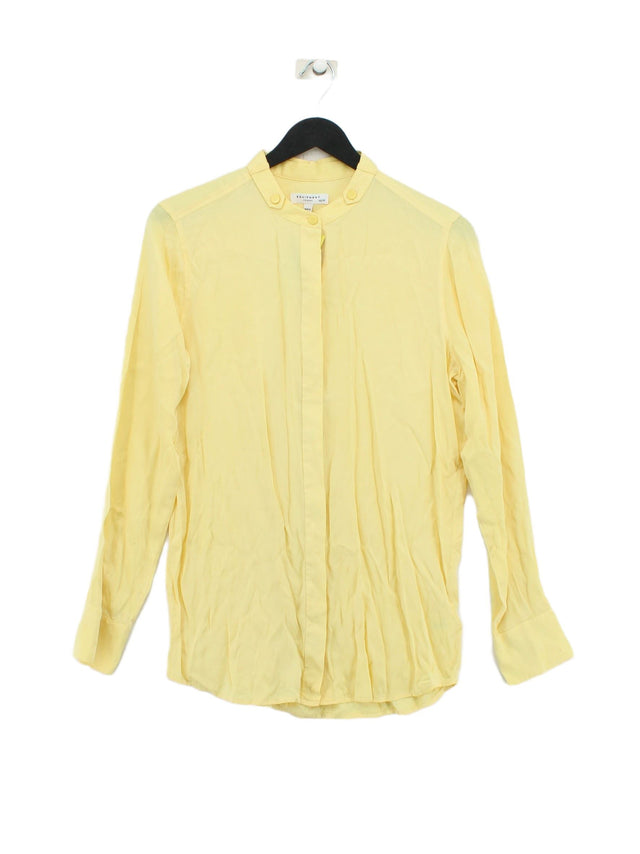 Equipment Women's Shirt XS Yellow Silk with Viscose