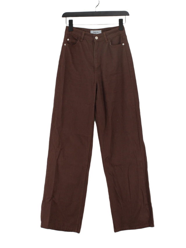 New Look Women's Jeans UK 6 Brown Cotton with Polyester