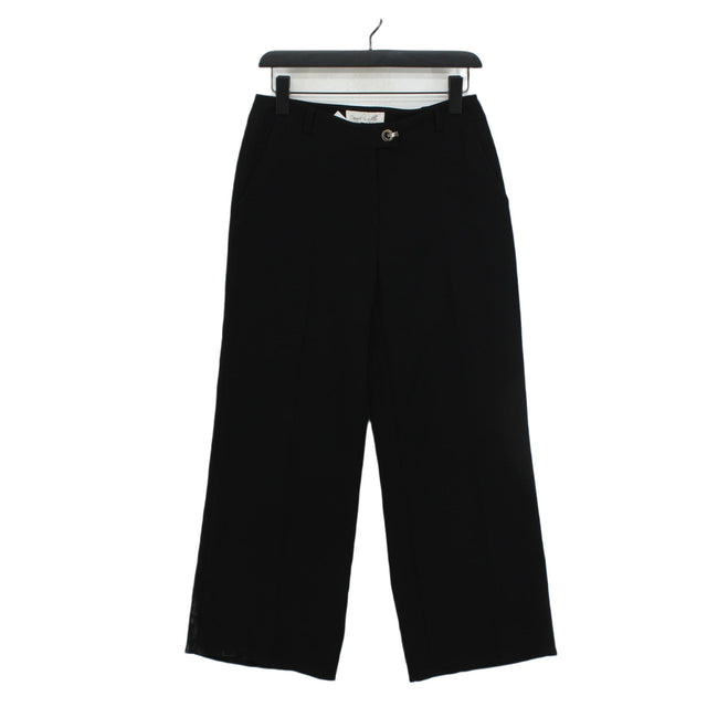 Damsel In A Dress Women's Suit Trousers UK 10 Black 100% Polyester