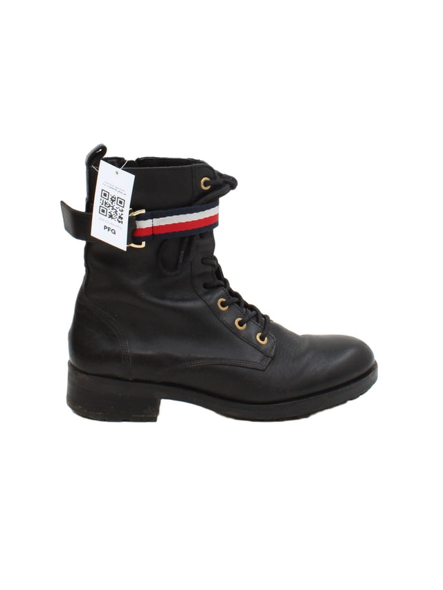 Tommy Hilfiger Women's Boots UK 7 Black 100% Other