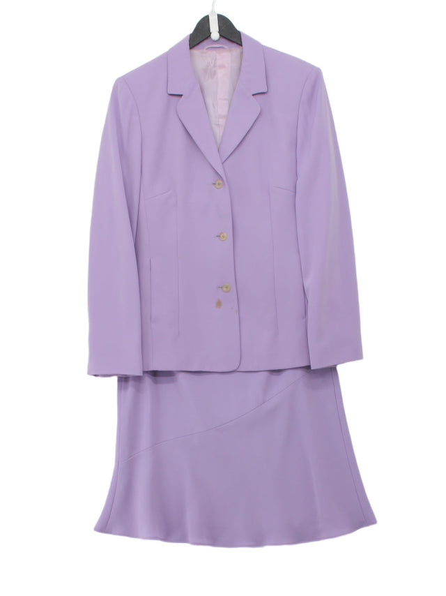 Betty Barclay Women's Two Piece Suit UK 14 Purple 100% Other