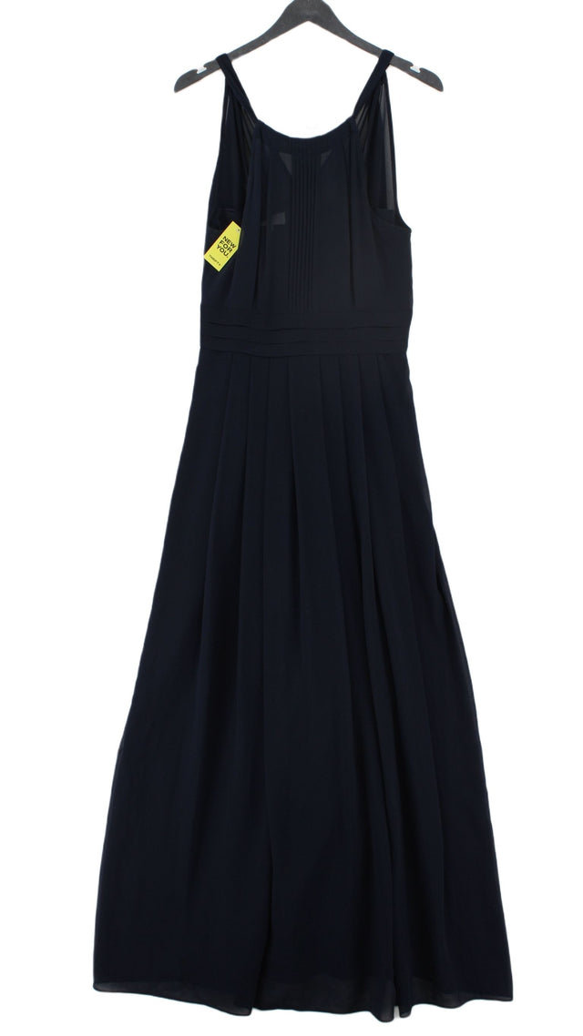 Hobbs Women's Maxi Dress UK 10 Blue 100% Polyester