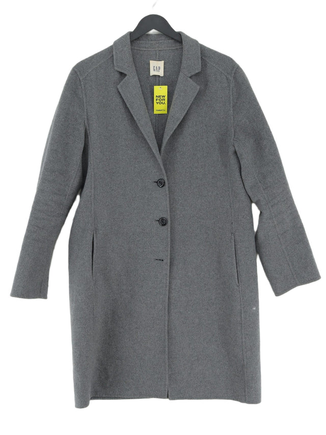 Gap Women's Coat M Grey Wool with Other, Polyester