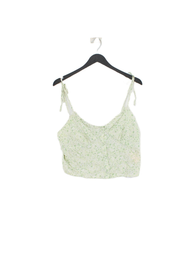 Collection Pimkie Women's Top M Green Cotton with Viscose