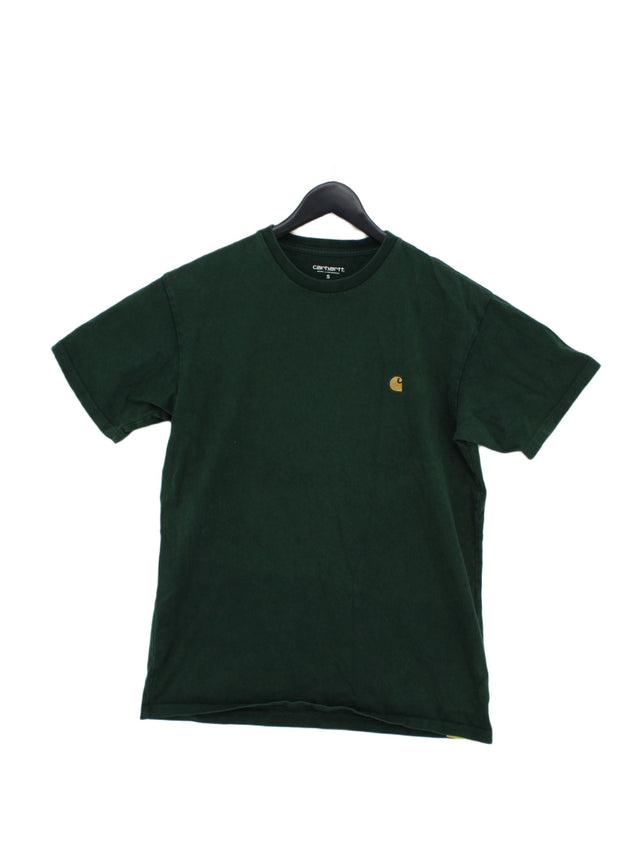 Carhartt Men's T-Shirt S Green 100% Cotton