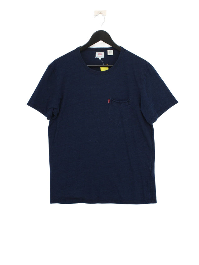 Levi’s Men's T-Shirt M Blue 100% Cotton