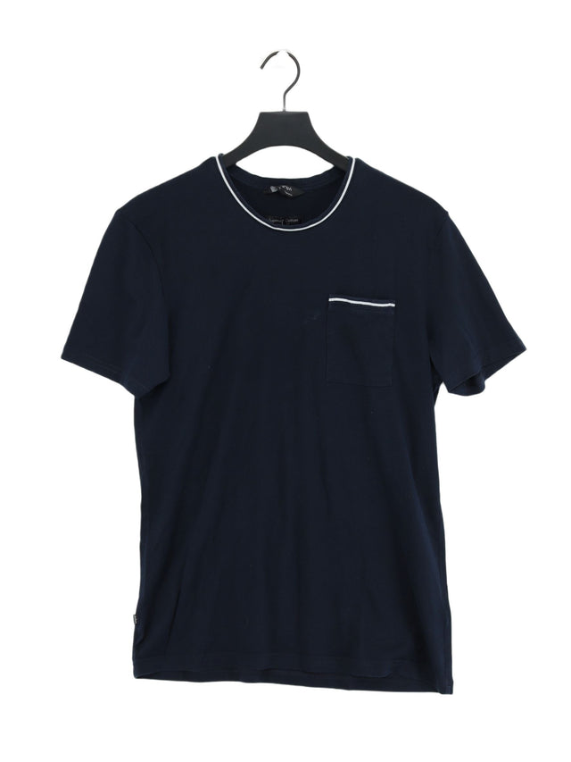 Autograph Men's T-Shirt M Blue 100% Cotton