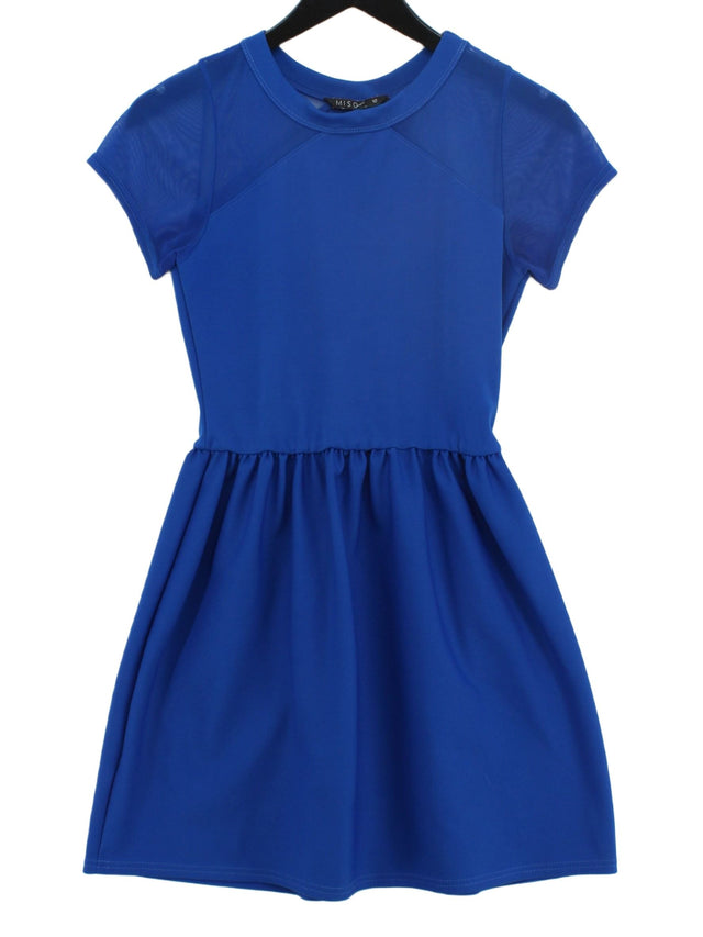 Miso Women's Midi Dress UK 10 Blue 100% Other