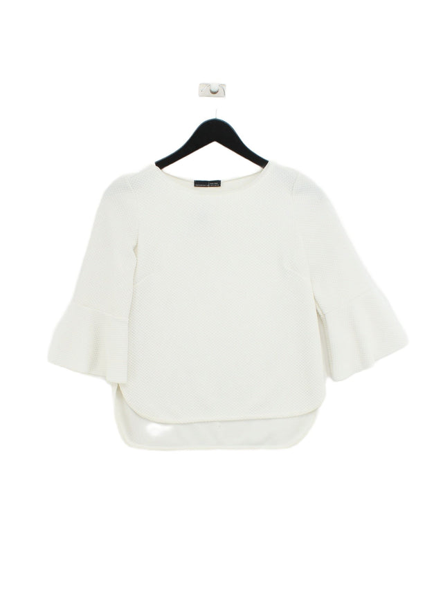 Zara Women's Top S White 100% Other