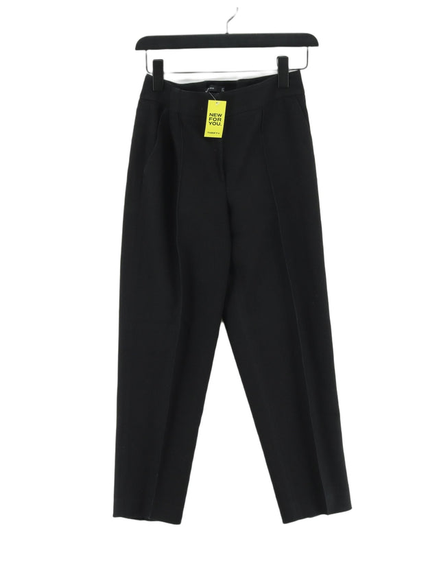 Karen Millen Women's Suit Trousers UK 10 Black Cotton with Elastane