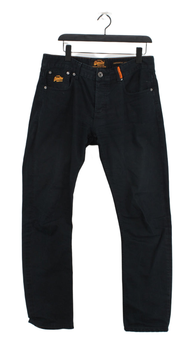 Superdry Men's Jeans W 34 in; L 32 in Blue 100% Cotton