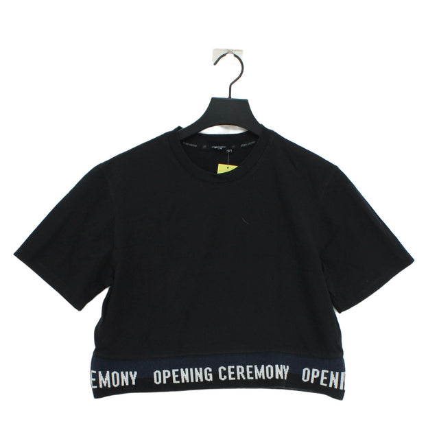 Opening Ceremony Women's T-Shirt M Black 100% Cotton