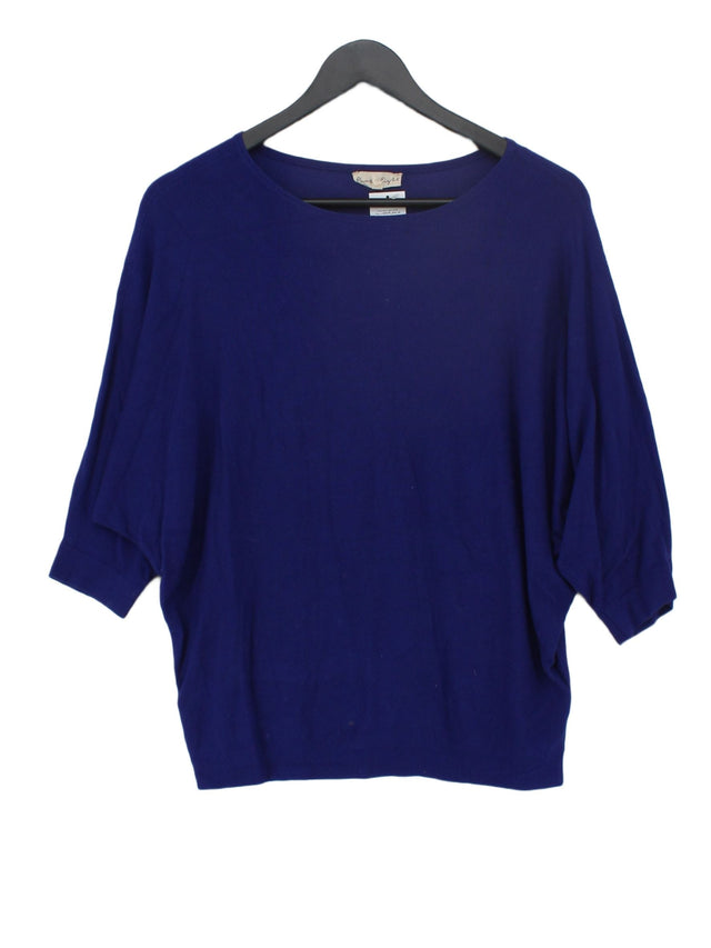 Phase Eight Women's Top S Blue Viscose with Nylon