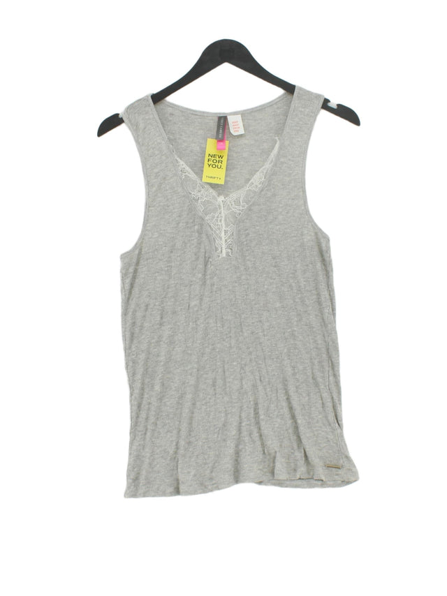 Vince Camuto Women's T-Shirt L Grey Rayon with Spandex