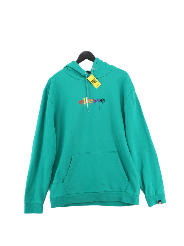 Ellesse Women's Hoodie XXL Green Cotton with Polyester