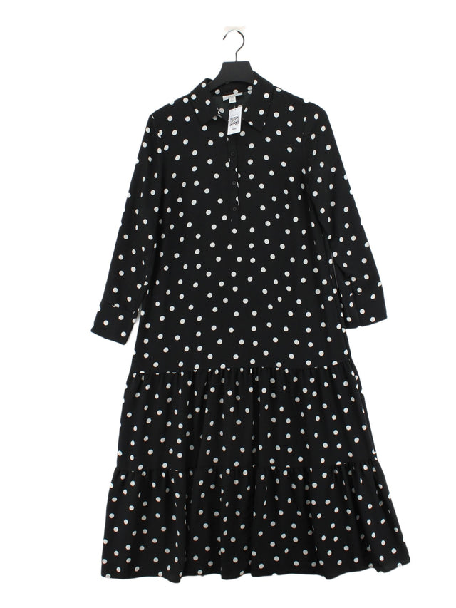 Topshop Women's Maxi Dress UK 10 Black 100% Other