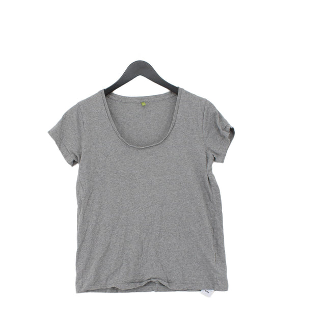 Rapanui Women's T-Shirt UK 12 Grey 100% Cotton