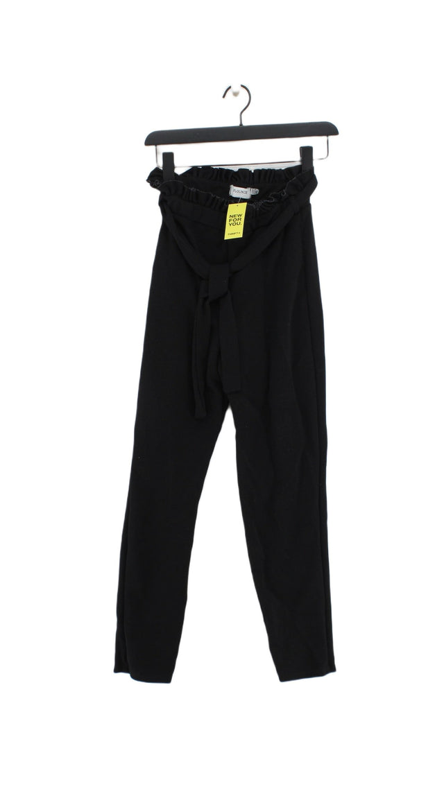 Flounce Women's Suit Trousers UK 10 Black Elastane with Polyester